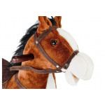 Hojdací koník Pony 74 cm - tmavo-hnedý